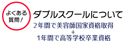 ダブルスクールについて